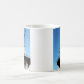 Molen in Nederland in Willemstad. Kaffeetasse (Mittel)