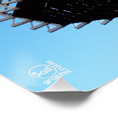 Molen in Nederland in Willemstad. Poster (Ecke)