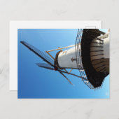 Molen in Nederland in Willemstad. Postkarte (Vorne/Hinten)