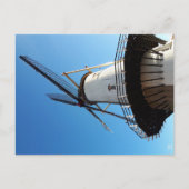 Molen in Nederland in Willemstad. Postkarte (Vorderseite)