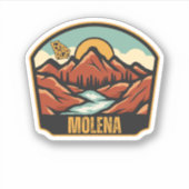 Molena, Georgien Aufkleber (Vorderseite)