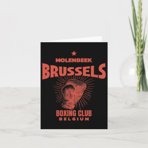 Molenbeek Brussels Boxing Club Belgien - Boxen 2 Karte