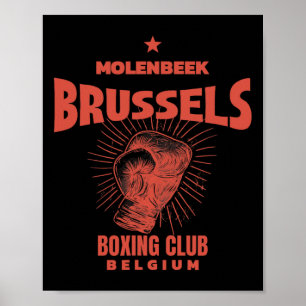 Molenbeek Brussels Boxing Club Belgien - Boxen 2 Poster