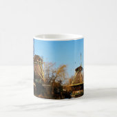 Molens in Nederlands landschap. Kaffeetasse (Mittel)