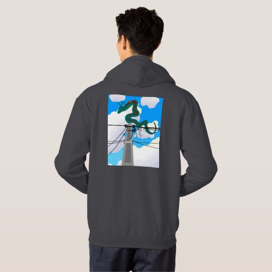 Moletom hoodie (Schwarz voll)