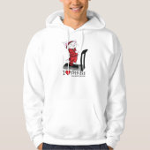 Moletom I love Fitness Hoodie (Vorderseite)