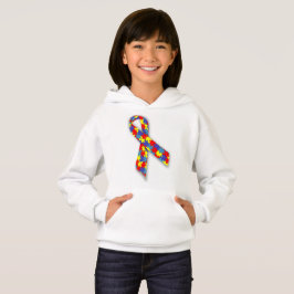 Moletom Infantil Feminino com Capuz Laço Hoodie
