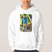 Moletom Masculino Básico com Capuz Arara Azul Hoodie (Vorderseite)