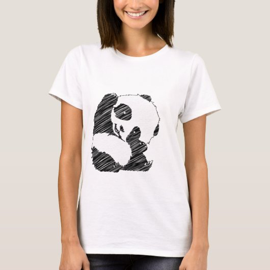 Moletom Panda T-Shirt (Vorderseite)