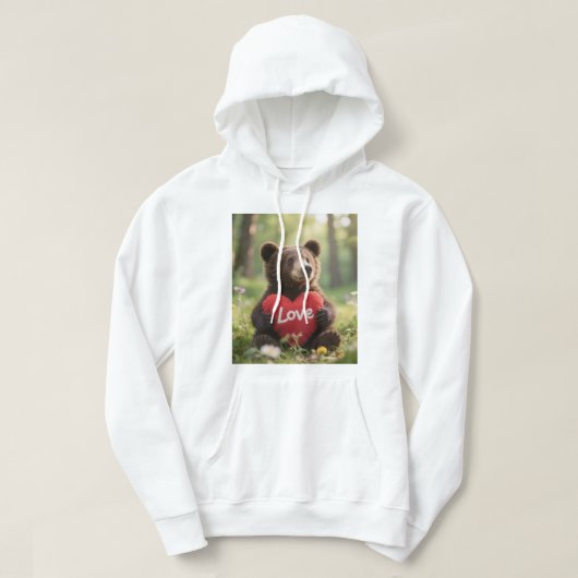 Moletom ursinho fofo hoodie (Design vorne)