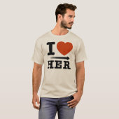 Moleton „Heart Her „I T-Shirt (Vorne ganz)