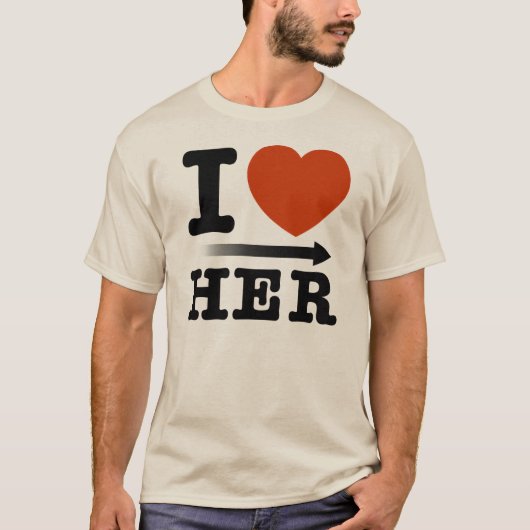 Moleton „Heart Her „I T-Shirt (Vorderseite)