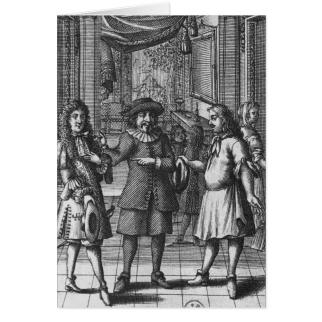 Moliere als Harpagon, Frontispizillustration (Vorne)