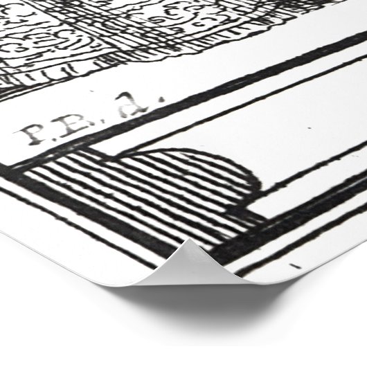 Moliere 'Amphitryon' Poster (Ecke)