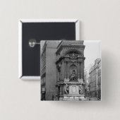 Moliere Brunnen, 1844 Button (Vorne & Hinten)