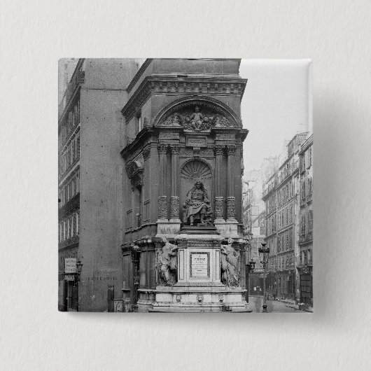 Moliere Brunnen, 1844 Button (Vorderseite)