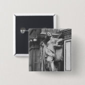 Moliere Brunnen, helle Komödie, 1844 Button (Vorne & Hinten)