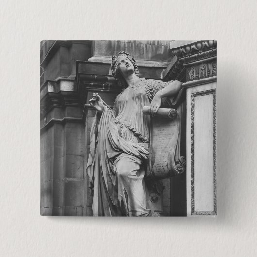 Moliere Brunnen, helle Komödie, 1844 Button (Vorderseite)
