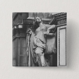 Moliere Brunnen, helle Komödie, 1844 Button