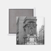 Moliere Fountain, 1844 Magnet (Vorderseite/Rückseite)