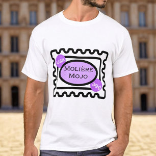 Molière Mojo auf der US-Postage-Briefmarke T-Shirt