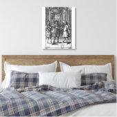 Moliere wie Harpagon, Frontispiece Illustration Leinwanddruck (Insitu (Schlafzimmer))