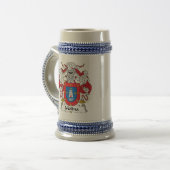 Molina Familienwappen Bierglas (Vorderseite Links)