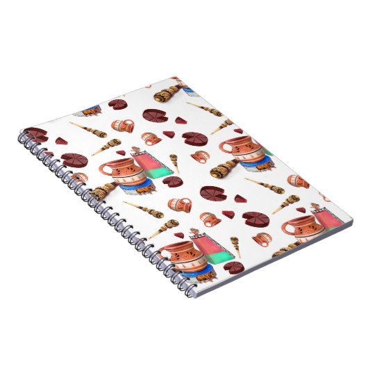 Molinillo Whisk Pattern Notizblock (Rechte Seite)