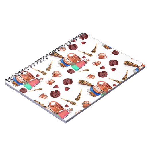 Molinillo Whisk Pattern Notizblock (Linke Seite)