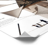 Molinos de viento en el Cabo de Gata (Almería) Poster (Ecke)