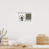 Molinos de viento en el Cabo de Gata (Almería) Poster (Küche)