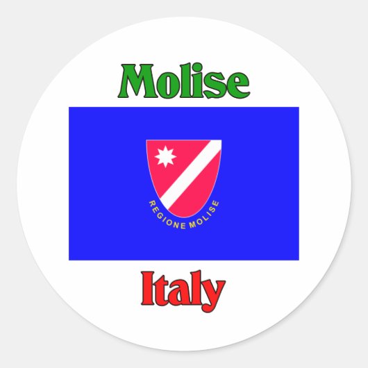 Molise Italien Runder Aufkleber (Vorderseite)