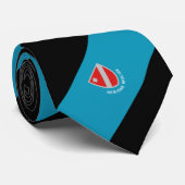 Molise-Streifenflagge Krawatte (Gerollt)