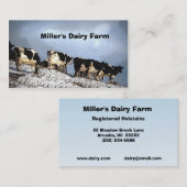 Molkerei Visitenkarte (Vorne/Hinten)