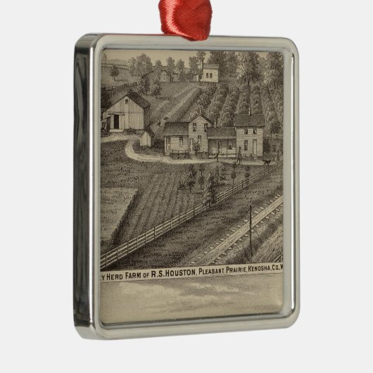 Molkereien von RS Houston und WC-Weiß Ornament Aus Metall (Rechts)