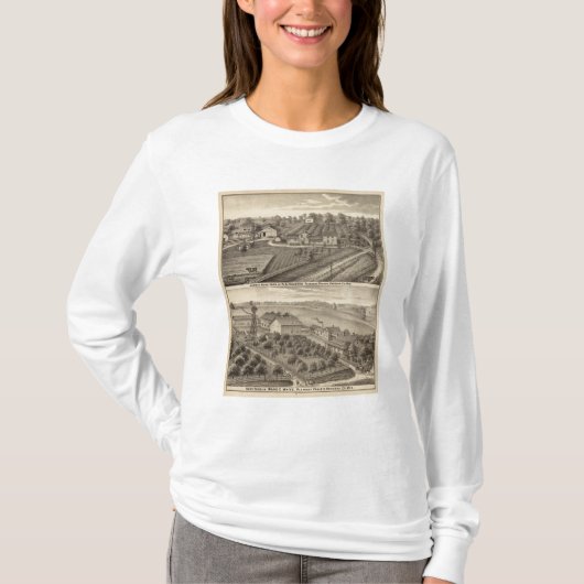 Molkereien von RS Houston und WC-Weiß T-Shirt (Vorderseite)