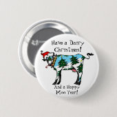 Molkereiweihnachtsknopf Button (Vorne & Hinten)