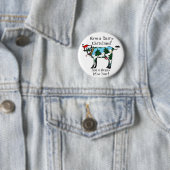 Molkereiweihnachtsknopf Button (Beispiel)