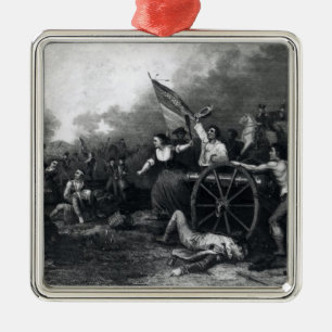 Moll-Krug am Kampf von Monmouth Silbernes Ornament