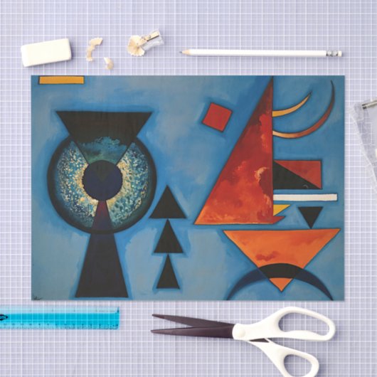 Molle rudesse , Vassily Kandinsky Seidenpapier (Handwerk)