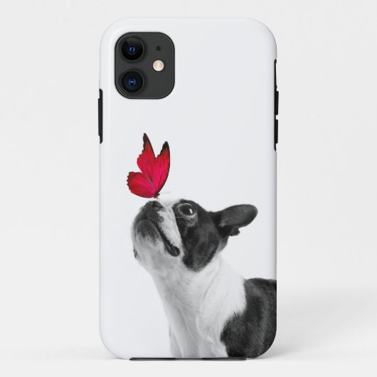 Mollie Mäusekind Boston Terrier Case-Mate iPhone Hülle (Rückseite)