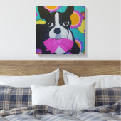 Mollie Stretched Canvas Print Leinwanddruck (Insitu (Schlafzimmer))