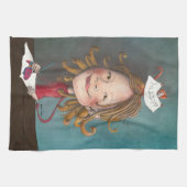 Mollie und die Katze Geschirrtuch (Horizontal)