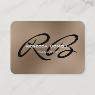 Mollige gerundete Ecken-Manager-Visitenkarte Visitenkarte