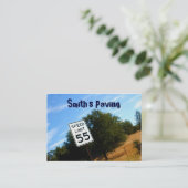 Mollige Visitenkarte der Höchstgeschwindigkeits-55 (Stehend Vorderseite)