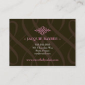 MOLLIGE VISITENKARTE des ROSA-311-LUSCIOUS u. der (Rückseite)