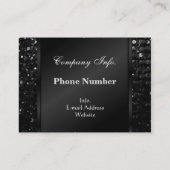 Mollige Visitenkarte KristallBling Strass (Rückseite)