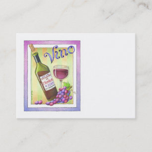 MOLLIGE VISITENKARTE, VINO! Sie hatten mich am Visitenkarte