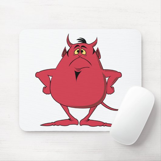 Molliger Dämon Mousepad (Mit Mouse)