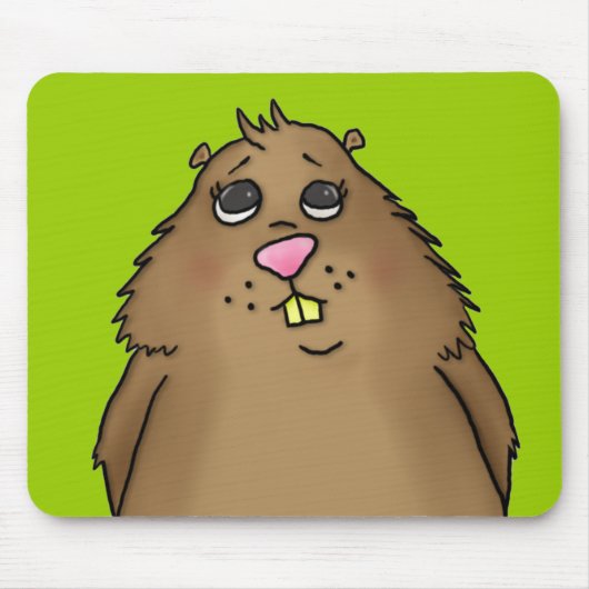 Molliger Hamster Mousepad (Vorne)